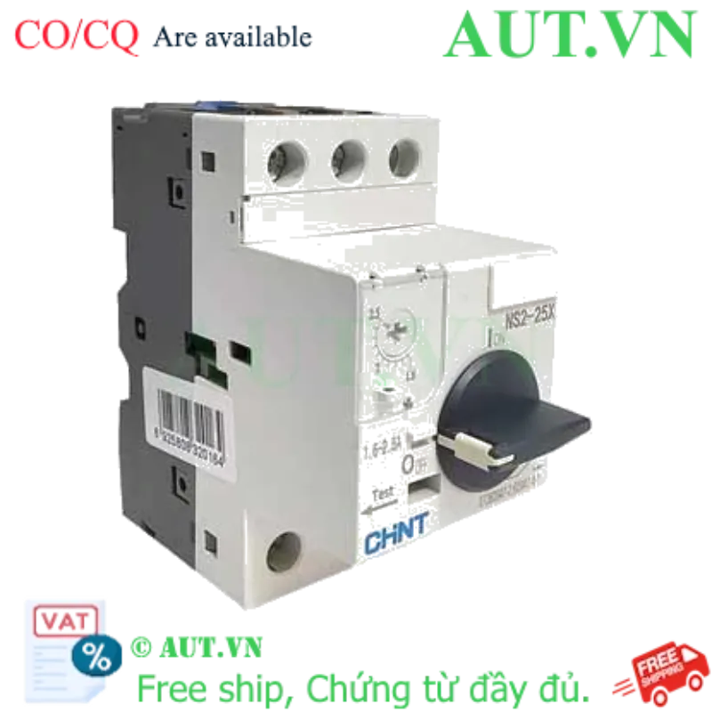 Ảnh của Bộ khởi động động cơ CHINT NS2-25X 1.6-2.5A 