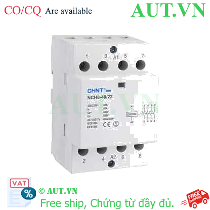 Ảnh của Khởi động từ 20-63A CHINT NCH8-40/22 220/230V 