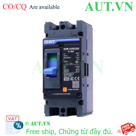 Ảnh của Aptomat 2 pha NXM-125S/2300 50A Chint - 2P, 50A, 25kA
