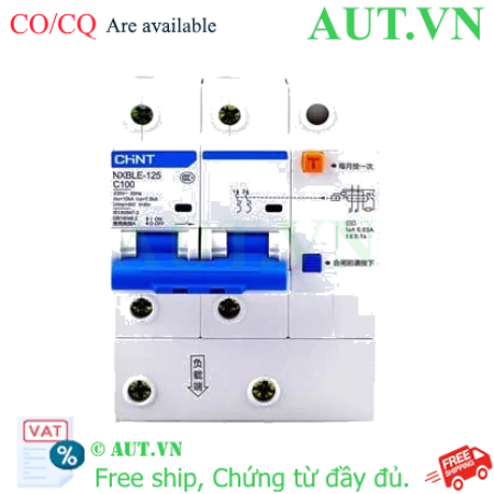 Ảnh của RCBO chống rò CHINT NXBLE-125 2P C100 30mA 
