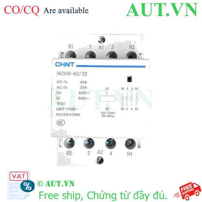 Ảnh của Khởi động từ 20-63A CHINT NCH8-63/22 220/230V 