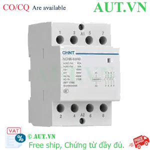 Ảnh của Khởi Động Từ CHINT NCH8-63/40 | 63A - 4P - 220/230VAC | Chịu Tải Nặng Chính Hãng AUT VN