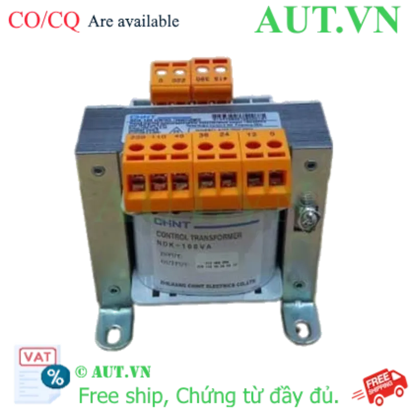 Ảnh của Máy biến áp hạ thế CHINT NDK-100VA IEC (415/380/220-220/110/48/36/24/12) 