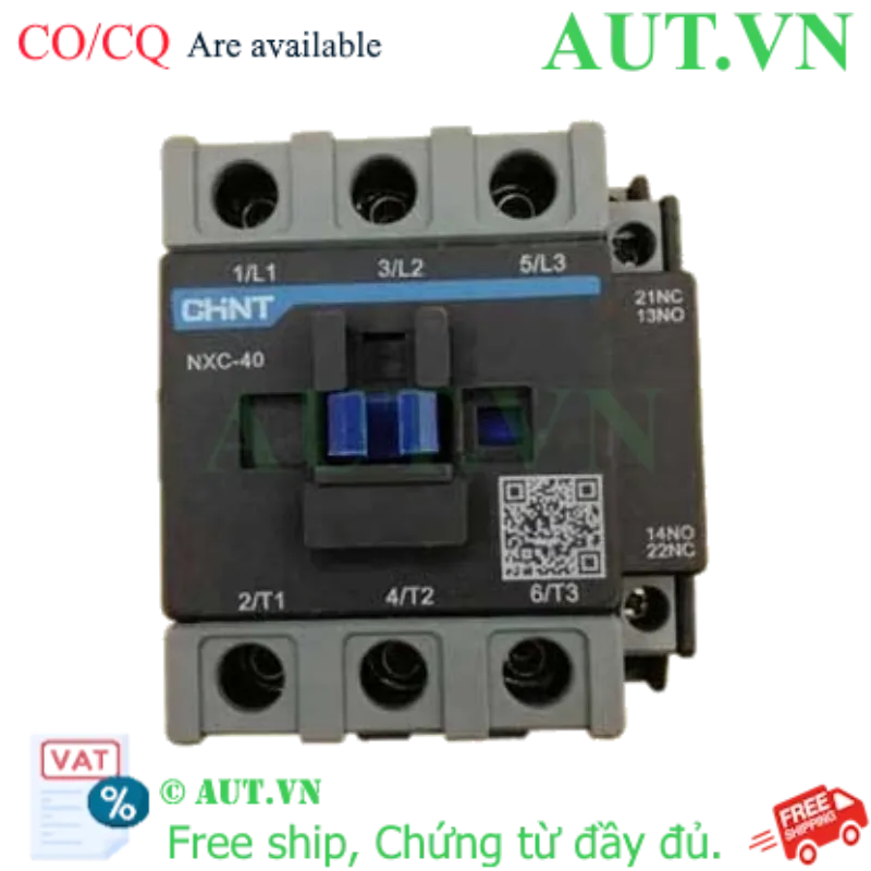 Ảnh của Khởi động từ điều khiển động cơ xoay chiều CHINT NXC-40 380V 50/60Hz 