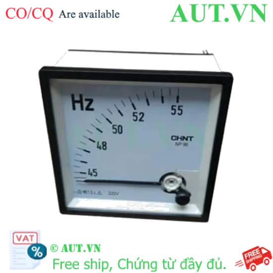 Ảnh của Đồng hồ đo tần số tương tự CHINT NP96-Hz 45-65Hz 220V 