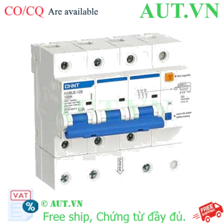 Ảnh của RCBO chống rò CHINT NXBLE-125 3P C100 30mA 