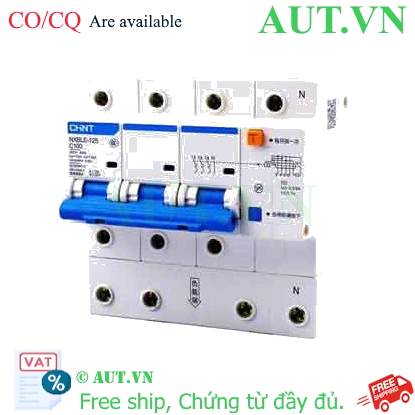 Ảnh của RCBO chống rò CHINT NXBLE-125 3P+N C100 30mA 