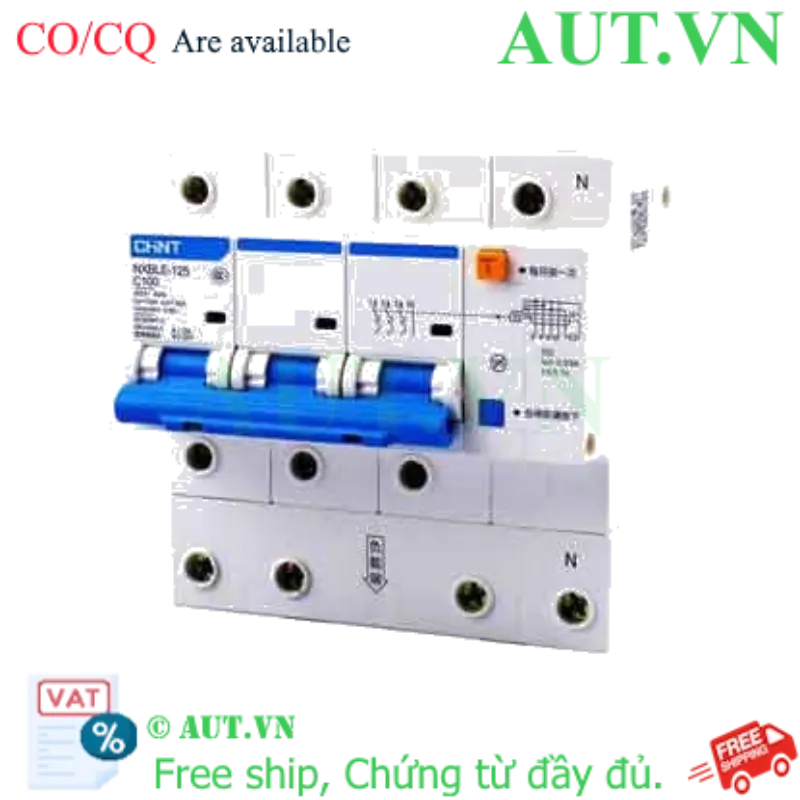 Ảnh của RCBO chống rò CHINT NXBLE-125 3P+N C100 30mA 