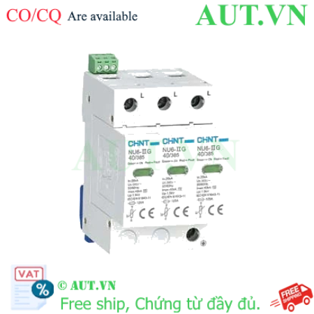 Ảnh của Chống sét lan truyền CHINT NU6-II G 40kA/385V 3P 