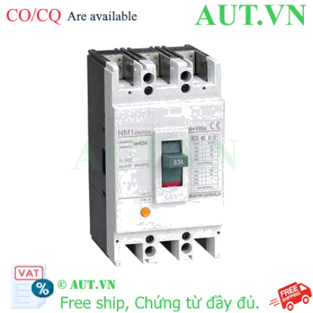 Ảnh của Aptomat 3 pha NM1-63H/3300 63A CHINT - 3P, 63A, 35kA