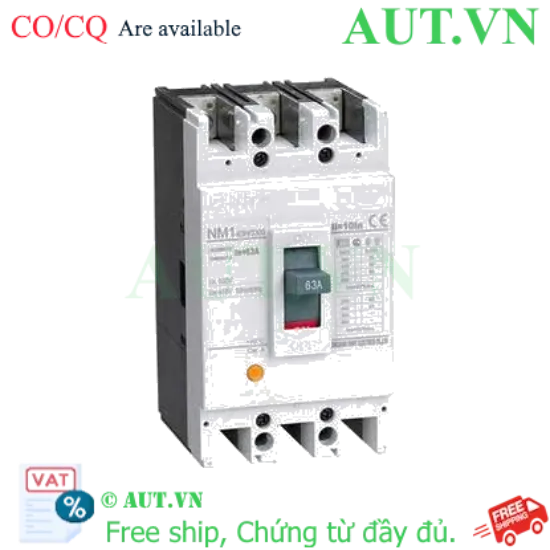 Ảnh của Aptomat 3 pha NM1-63H/3300 63A CHINT - 3P, 63A, 35kA