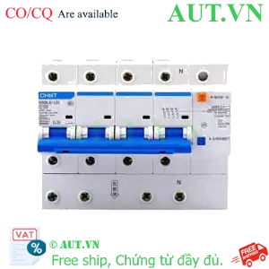Ảnh của RCBO chống rò CHINT NXBLE-125 4P C100 30mA 