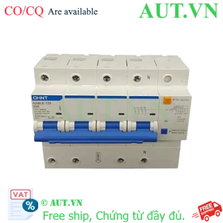 Ảnh của RCBO chống rò CHINT NXBLE-125 4P C63 30mA 