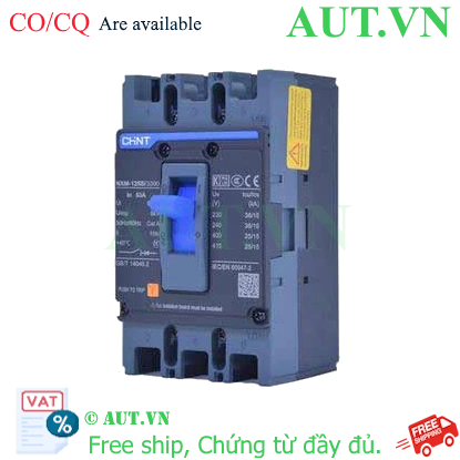 Ảnh của Cầu dao tự động NXM-125S/3300 63A CHINT - 3P, 63A, 25kA