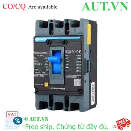 Ảnh của Aptomat 3 pha NXM-125S/3300 80A CHINT - 3P, 80A, 25kA
