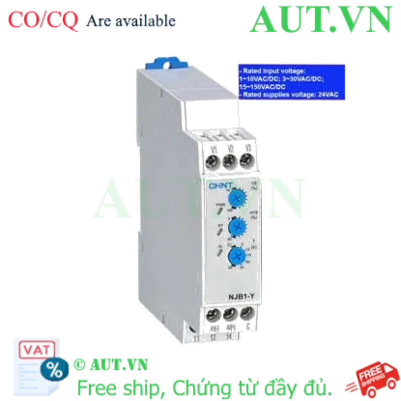 Ảnh của Rơ le bảo vệ pha CHINT NJB1-Y2 AC24V 