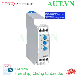 Ảnh của Rơ le bảo vệ pha Chint NJB1-Y3 DC24V, 10-100%, chính hãng