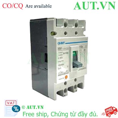 Ảnh của Áp tô mát khối điện áp 415-690VAC CHINT NM1-125H/3300 125A 