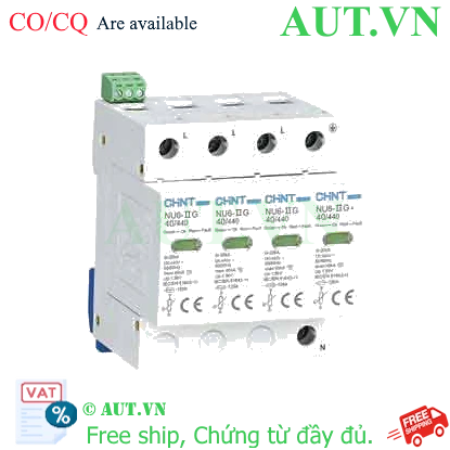 Ảnh của Chống sét lan truyền CHINT NU6-II G 40kA/440V 4P 