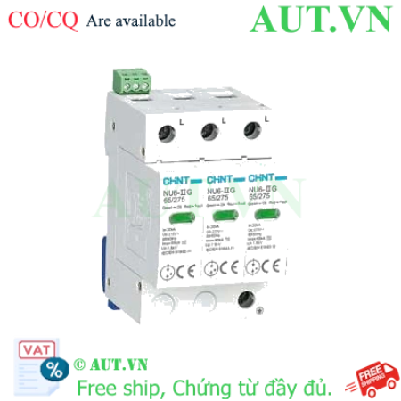 Ảnh của Chống sét lan truyền CHINT NU6-II G 65kA/275V 3P 
