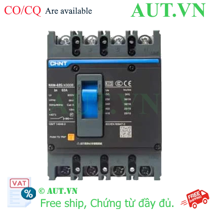 Ảnh của Áp tô mát khối CHINT NXM-63S/4300B 63A 