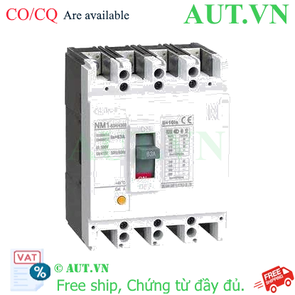 Ảnh của Át tô mát NM1-63H/4300 63A CHINT - 4P, 63A, 35kA