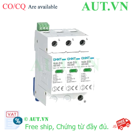 Ảnh của Chống sét lan truyền CHINT NU6-II G 65kA/385V 3P 
