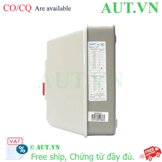Ảnh của Khởi động từ CHINT NQ3-11P 380V (17-25A) - Bảo vệ động cơ 11kW, Chống quá tải & Mất pha, Chuẩn IP55