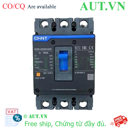 Ảnh của Áp tô mát khối CHINT NXM-250S/3300 160A 