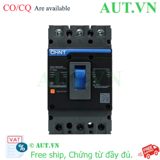 Ảnh của MCCB 3P 160A 36kA CHINT NXM-160S/3300 160A