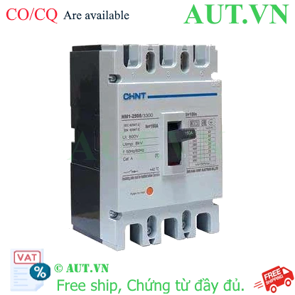 Ảnh của Áp tô mát Chint NM1-250S/3300 160A - 3P, 160A, 25kA