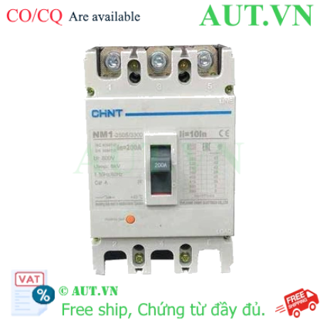 Ảnh của Aptomat 3 pha CHINT NM1-250S/3300 200A - 3P, 200A, 25kA