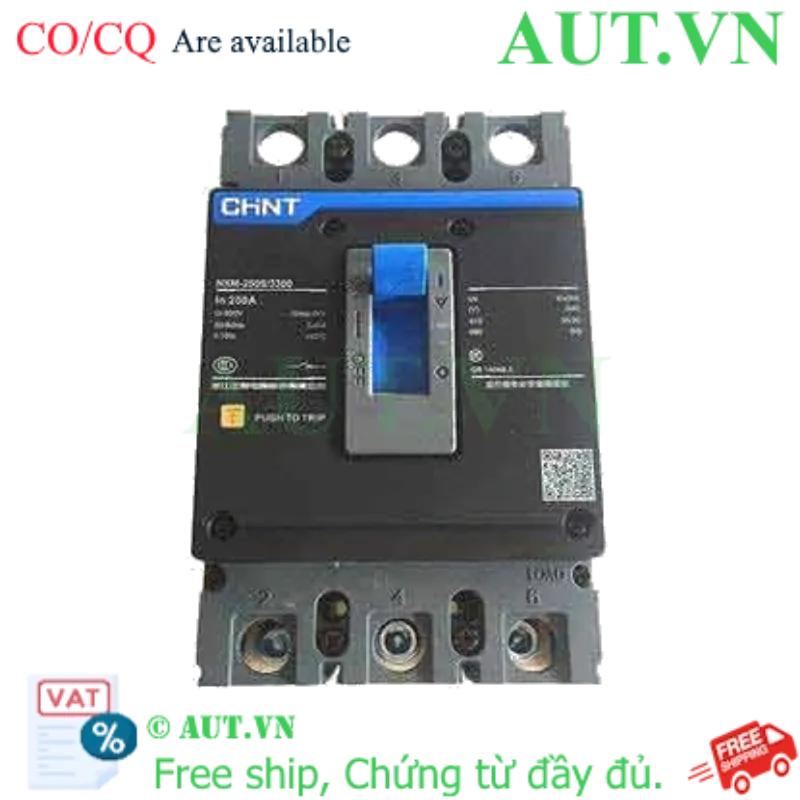 Ảnh của MCCB Chint 36kA NXM-250S/3300 250A , sẵn hàng-giá tốt