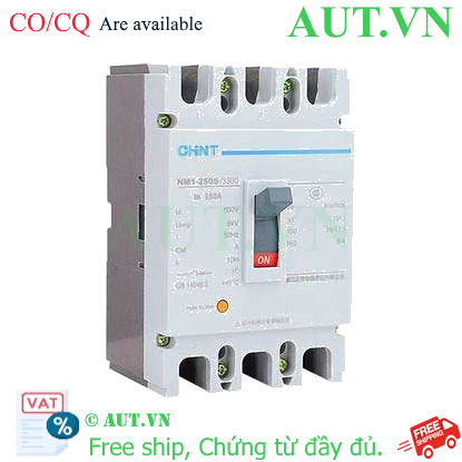 Ảnh của Aptomat 3 pha NM1-250S/3300 250A CHINT - 3P, 250A, 25kA