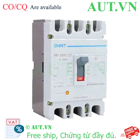 Ảnh của Aptomat 3 pha NM1-250S/3300 250A CHINT - 3P, 250A, 25kA