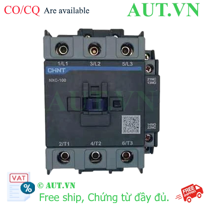 Ảnh của Công tắc tơ NXC-100 380V 50/60Hz Chint, 3 pha giá tốt
