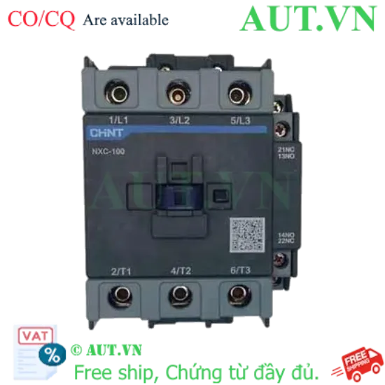 Ảnh của Công tắc tơ NXC-100 380V 50/60Hz Chint, 3 pha giá tốt