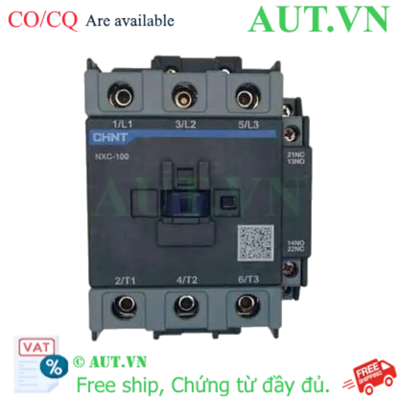 Ảnh của Công tắc tơ NXC-100 380V 50/60Hz Chint, 3 pha giá tốt