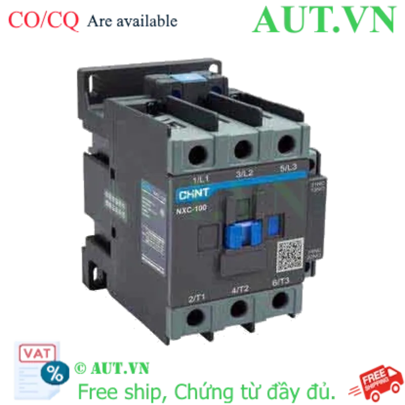 Ảnh của Khởi động từ điều khiển động cơ xoay chiều CHINT NXC-100 220V 50/60Hz 