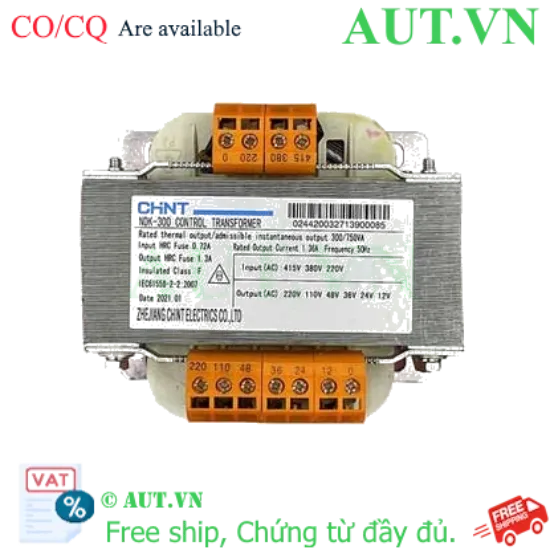 Ảnh của Máy biến áp hạ thế CHINT NDK-300VA IEC (415/380/220-220/110/48/36/24/12) 