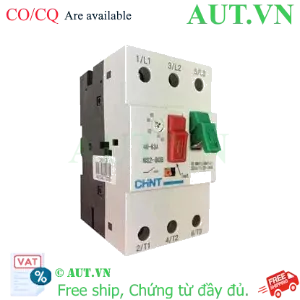 Ảnh của CB Bảo Vệ Động Cơ Chint NS2-80B (40A-63A) | 3 Pha, 50kA, Chống Mất Pha | AUT VN