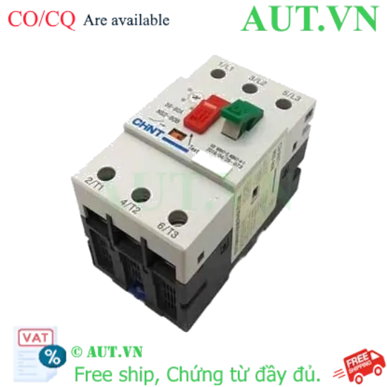 Ảnh của CB Bảo Vệ Động Cơ Chint NS2-80B (56A-80A) - 3P, 50kA, Chống Quá Tải Tuyệt Đối | AUT VN