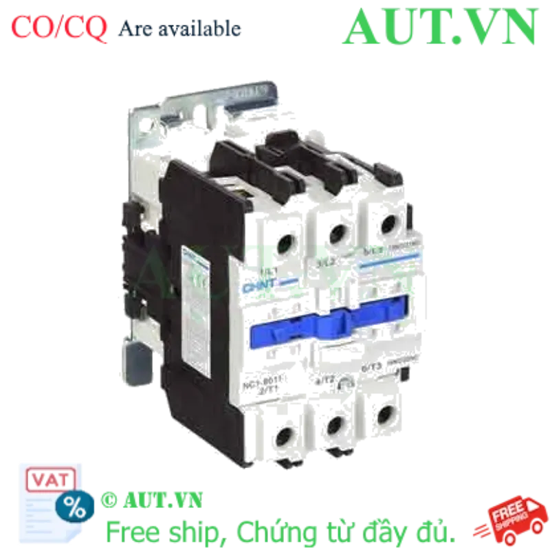 Ảnh của Công tắc tơ 3 pha CHINT NC1-8011 220VAC 80A 37kW (AUT VN)