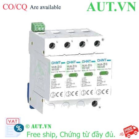 Ảnh của Chống sét lan truyền CHINT NU6-II G 65kA/320V 4P 