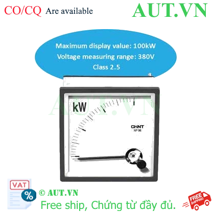 Ảnh của Oát kế CHINT NP96-kW 100KW 380V 