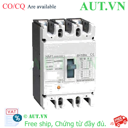 Ảnh của Áp tô mát khối điện áp 415-690VAC CHINT NM1-250R/3300 250A 