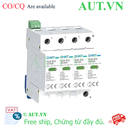 Ảnh của Chống sét lan truyền CHINT NU6-II G 65kA/440V 4P 
