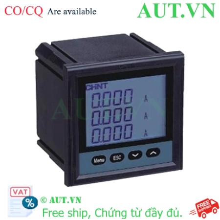 Ảnh của Đồng hồ đa năng 3 pha kỹ thuật số màn LCD CHINT PD666-2S3 380V 5A 