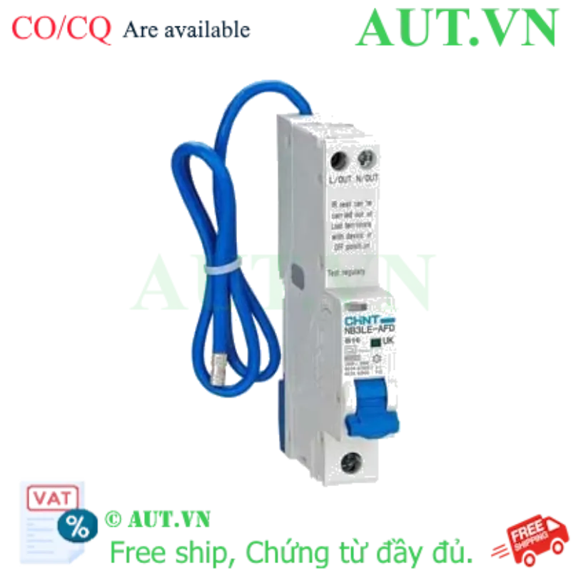 Ảnh của Áp tô mát chống giật CHINT NB3LE-AFD 1P+N B16 A type 10mA 