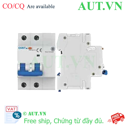 Ảnh của Áp tô mát chống giật (dòng lên tới 32A) CHINT NB4LE-AFD 2P B6 A Type A 30mA 